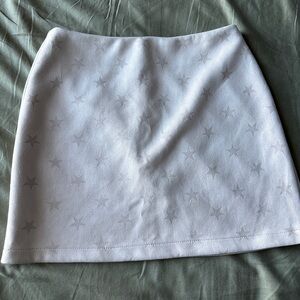 Altar'd State White Star Skirt